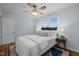 Comfortable bedroom featuring natural light and ceiling fan at 2331 Bernard St, Raleigh, NC 27608