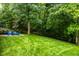 Landscaped backyard with a seating area, perfect for relaxing or entertaining at 244 Mantle Dr, Clayton, NC 27527