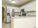 Modern kitchen featuring stainless steel appliances and sleek countertops at 253 Middle Landing Dr, Smithfield, NC 27577