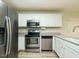 Bright kitchen showcasing stainless steel appliances and modern countertops at 253 Middle Landing Dr, Smithfield, NC 27577