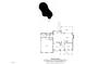 This house plan provides an overview of the home's layout, including the pool and patio at 2912 Turning Brook Ln, Raleigh, NC 27616