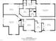 This is the second floor plan for the house, which includes multiple bedrooms and bathrooms at 2912 Turning Brook Ln, Raleigh, NC 27616