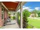 Front porch featuring seating area at 2912 Turning Brook Ln, Raleigh, NC 27616