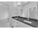 Bathroom featuring a dual sink vanity with modern fixtures and ample counter space at 304 S Tarboro St, Raleigh, NC 27610