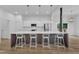Bright kitchen features island seating and modern appliances at 304 S Tarboro St, Raleigh, NC 27610