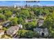 Aerial view showcasing the neighborhood homes near downtown Raleigh at 511 Hamilton Cottage Way, Raleigh, NC 27605