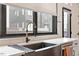 Bright kitchen features a large undermount sink, modern faucet, and bright window at 610 Velma Hopkins Ln, Raleigh, NC 27603