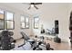 Workout room featuring weight lifting equipment, exercise bench, and natural light at 610 Velma Hopkins Ln, Raleigh, NC 27603