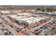 Expansive aerial shot of shopping center with vast parking and diverse stores at 618 N Boylan Ave # 810, Raleigh, NC 27603