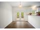 Dining room with modern flooring, natural light, and access to the deck at , Knightdale, NC 27545