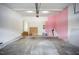 Spacious garage with high ceilings and a utility door at , Knightdale, NC 27545