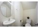 A well lit half-bath with modern fixtures at , Knightdale, NC 27545