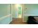 Hallway view with view of bathroom, showing classic trim work and clean lines at 780 Pondview Ct, Rocky Mount, NC 27804