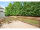 Back deck area with furniture, railing and outdoor space at 821 Laurel Garden Way, Cary, NC 27513
