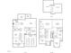 Floor plan showcasing layout of first, second and third floors including measurements of the rooms at 821 Laurel Garden Way, Cary, NC 27513