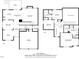 Detailed floor plan showing dimensions of rooms on first and second floors at 10 Gwendolyn Cir, Durham, NC 27703