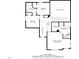 Detailed second floor plan showing bedrooms, bathrooms, and walk-in closet dimensions at 10 Gwendolyn Cir, Durham, NC 27703