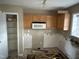 Kitchen with wooden cabinets at 10 Gwendolyn Cir, Durham, NC 27703