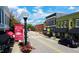 Street view of historic downtown Apex featuring charming shops and businesses along a picturesque street at 1004 Taywood Way, Apex, NC 27502