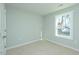 Bedroom with window for natural light, carpet, and fresh, neutral walls at 117 Ambergate Ct, Rocky Mount, NC 27804