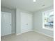 Bedroom featuring closet, window for natural light, carpet, and fresh, neutral walls at 117 Ambergate Ct, Rocky Mount, NC 27804