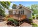 Enjoy this spacious back deck, perfect for relaxing or entertaining guests in a private outdoor setting at 1224 Wedgeland Dr, Raleigh, NC 27615