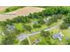 Aerial view showcasing the expansive lot lines surrounding this charming home at 124 Windmere Dr, Angier, NC 27501