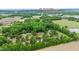 Aerial view of the property highlighting its location near Angier and Jack Marley Park at 124 Windmere Dr, Angier, NC 27501
