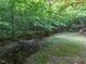 A small creek trickles through the wooded landscape at 1514 John Jones Rd, Bahama, NC 27503