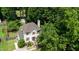 Aerial view of a well-maintained home with a lush, green surrounding landscape at 1605 Hall Blvd, Garner, NC 27529