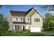 Charming two-story home featuring stone accents, a covered porch, and an attached two-car garage at 173 Copperleaf Court, Franklinton, NC 27525