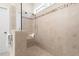 Tiled shower featuring shower head and seat at 204 Mill Chapel Rd, Chapel Hill, NC 27517