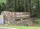 A welcome sign at Falls Lake Visitor Assistance Center inviting residents and visitors to explore the natural attractions at 2111 Piney Brook Rd # 101, Raleigh, NC 27614