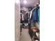 Walk-in closet with clothing racks and multiple storage options throughout at 212 Placid Pond Dr, Broadway, NC 27505