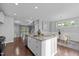 Open concept kitchen and dining area at 2316 Apex Peakway, Apex, NC 27502