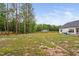 Expansive backyard features a lawn, privacy fence, and tall trees for shade and seclusion at 297 Sexton Ln, Wendell, NC 27591