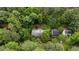 Bird's eye view of property featuring backyard garden and mature trees at 3125 Stanford Dr, Durham, NC 27707