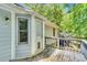 Charming back deck with access to fenced-in backyard at 324 Waterside Dr, Sanford, NC 27330