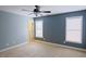 Bedroom featuring natural light from two windows at 337 Shadowdale Ln, Rolesville, NC 27571