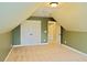 Bedroom featuring closet space, neutral walls, carpet flooring and angled ceilings at 337 Shadowdale Ln, Rolesville, NC 27571