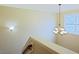 Open foyer with chandelier and a view of the staircase at 337 Shadowdale Ln, Rolesville, NC 27571