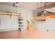 Spacious garage with ample storage space and epoxy flooring at 337 Shadowdale Ln, Rolesville, NC 27571