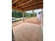 Unfinished patio overlooking a wooded lot at 448 Golden Dragonfly St, Wake Forest, NC 27587