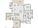 Detailed floor plan showcasing a spacious layout with 5 bedrooms, gourmet kitchen, and multiple living areas at 459 Windfall Creek Dr, Chapel Hill, NC 27517