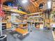 Interior view of a fully equipped workshop with tools and organized storage at 5720 Brushy Meadows Dr, Fuquay Varina, NC 27526