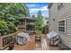 Deck with a gazebo and covered grill area at 6828 Edwell Ct, Raleigh, NC 27617