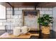 Modern kitchen featuring stylish decor and sleek countertops at 800 E Forest Hills Blvd, Durham, NC 27707