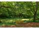 Tranquil park setting with a yellow bench, offering a peaceful retreat in nature at 800 E Forest Hills Blvd, Durham, NC 27707