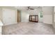 Bedroom featuring neutral carpet and white walls, and large built-in shelving at 8420 Caldbeck Dr, Raleigh, NC 27615