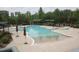 An inviting community pool and lounging area, perfect for relaxation and recreation at 923 Peltier Dr, Cary, NC 27519